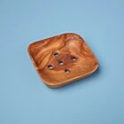 Artisan Olive Wood Square Soap Dish