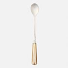 Artisan Polished Silver & Champagne Cocktail Spoon
