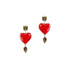 Artisan Post Earrings Heart Spell