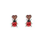 Artisan Post Earrings Love Bug
