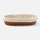 Artisan Rattan Natural Oblong Tray with Liner XSmall