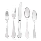 Astier de Villatte Naples Stainless Steel Shiny Finish 5-Piece Setting