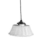 Astier de Villatte Pendant Light Panier Medium with Canopy