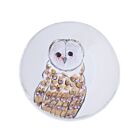 Au Bain Marie Majolica with Owl Deep Plate