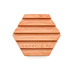 Baudelaire Bamboo Hex Soap Dish