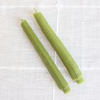 Beeswax Celery Taper Pair