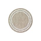 Bodrum Coaster Pearls Beige & White