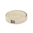 Bodrum Coaster Set/4 Luster Birch