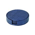 Bodrum Coaster Set/4 Luster Navy