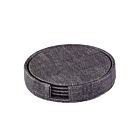Bodrum Coaster Set/4 Luster Smoke