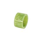 Bodrum Napkin Ring Marbled Band Green