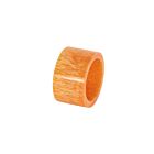 Bodrum Napkin Ring Marbled Band Orange