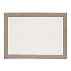 Bodrum Placemat Bordino White & Oatmeal