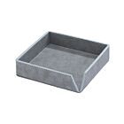 Bodrum Cocktail Napkin Box Stingray Gray