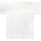 Bodrum Table Runner Dots Teal 90x15"