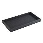 Bodrum Wicker Black Vanity Tray