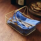 Brass-Plated Graph Basket Small