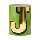 Bridie Hall Alphabet Pencil Cup J Green