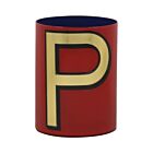 Bridie Hall Alphabet Pencil Cup P Red