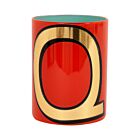 Bridie Hall Alphabet Pencil Cup Q Coral