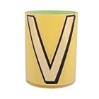 Bridie Hall Alphabet Pencil Cup V Primrose