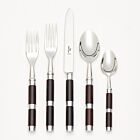 French Flatware Carla Ebony Stainless 5-Piece Setting