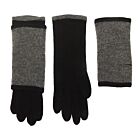 Cashmere 3-in-1 Gloves Ebony & Graphite