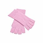 Cashmere Fingerless Gloves Beach Pink