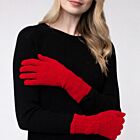 Cashmere Gloves Crimson