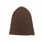 Cashmere Ribbed Beanie Mocha