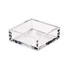 Caspari Paper Cocktail Napkin Holder Acrylic Clear