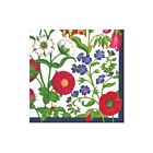 Caspari Paper Cocktail Napkin Pack/20 Cloisters Garden White
