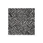 Caspari Paper Cocktail Napkin Pack/20 Fretwork Black