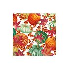 Caspari Paper Cocktail Napkin Pack/20 Gourds & Leaves
