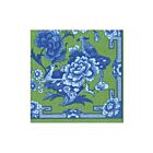Caspari Paper Cocktail Napkin Pack/20 Green & Blue