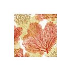 Caspari Paper Cocktail Napkin Pack/20 Sea Fans Coral