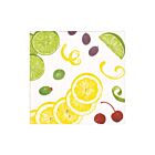 Caspari Paper Cocktail Napkin Pack/20 With An Extra Twist