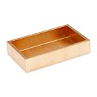 Caspari Paper Guest Towel Napkin Holder Lacquer Gold