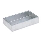 Caspari Paper Guest Towel Napkin Holder Lacquer Silver