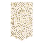 Caspari Paper Guest Towel Napkin Pack/12 Die-Cut Annika Ivory & Gold