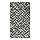 Caspari Paper Guest Towel Napkin Pack/15 Fretwork Black
