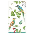 Caspari Paper Guest Towel Napkin Pack/15 Jeweled Birds