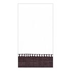 Caspari Paper Guest Towel Napkin Pack/15 Linen Border Black