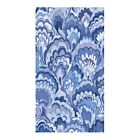 Caspari Paper Guest Towel Napkin Pack/15 Marbled Ceramica Indigo