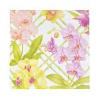 Caspari Paper Napkin Pack/20 Orchid Conservatory