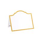 Caspari Place Card Pack/8 Die-Cut Arch Gold