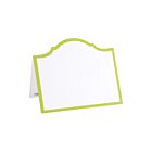 Caspari Place Card Pack/8 Die-Cut Arch Moss Green