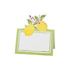 Caspari Place Card Pack/8 Die-Cut Limoncello