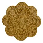 Caspari Rattan Scalloped Placemat