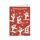 Cavallini Card Set/10 Snowmen